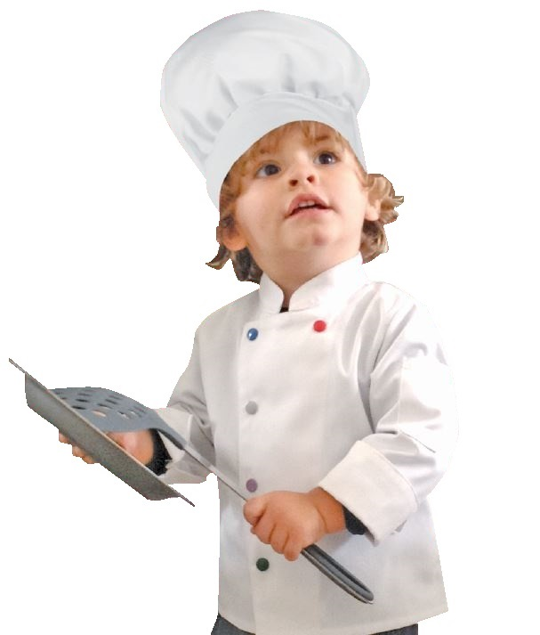 Child 2025 chef jacket