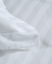 Duvet cover + pillowcase 60x70 cm lines white 100% cotton, satin stripe