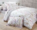 Duvet cover + pillowcases 65x65 cm Field flowers 100% cotton percale 200TC