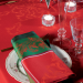 Serviette 52x52 cm Christmas baroque red and green 100% Baumwolle 220gr/m²