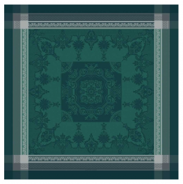 Servet 54x54 cm kasteel Fontainebleau Groen, 100% jacquard katoen