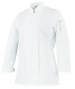 Ladies Jacket kitchen white UNA. long sleeves polycotton