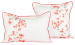 Duvet cover + pillowcase Coral flowers 100% sateen cotton, 120 threads/cm²