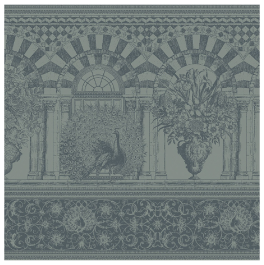 Napkin 53x53 cm Serre/Arcade/Peacock gray 100% cotton jacquard 245gr/m²