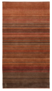 Beach towel 100x200 cm terry/velvet, 420 gr/m² Lined Multi terracotta