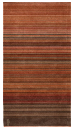 Drap de plage 100x200 cm éponge/velours, 420 gr/m² Ligné Multi terracotta