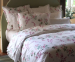 Duvet cover+ pillowcase gauras and clematis 100%  combed cotton percale