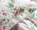 Duvet cover+ pillowcase gauras and clematis 100%  combed cotton percale