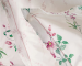 Duvet cover+ pillowcase gauras and clematis 100%  combed cotton percale