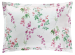 Flat bed sheet + pillowcase 100% organic percale cotton LF flowers 80 threads/cm