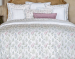 Housse couette + taies 65x65 Fleurs 100% coton percale BIO