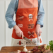 Bib Apron 85x76 cm Types of grills 100% printed cotton