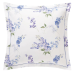 Duvet cover+ pillowcase blue/purple florals 100%  combed cotton percale