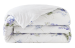 Duvet cover+ pillowcase blue/purple florals 100%  combed cotton percale