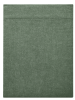 Drap lit plat uni vert lichen texturé 100% coton flanelle, 170 gr/m², doux