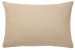 Drap lit plat uni beige texturé 100% coton flanelle, 170 gr/m², doux