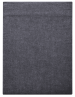 Drap lit plat uni gris texturé 100% coton flanelle, 170 gr/m², doux lavable 60°C