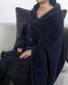 Cape 75 x 150 cm polyester faux fur with 4 button