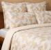 Duvet cover + pillowcase 100% combed satin cotton, golden birds