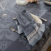 Napkin 53x53 cm fontainebleau gray 100% cotton jacquard, 220 gr/m²