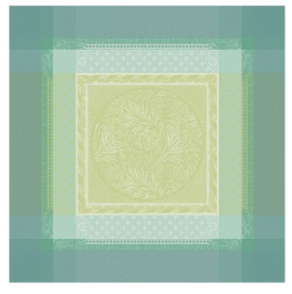 Table napkin 52x52 cm almond framed 100% jacquard cotton, 220 gr/m²