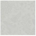 52x52 cm pearl gray floral table napkin 52% cotton and 48% linen